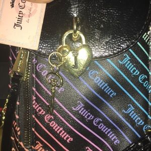 NWT CROSSBODY JUICY COUTURE PURSE MULTICOLOR